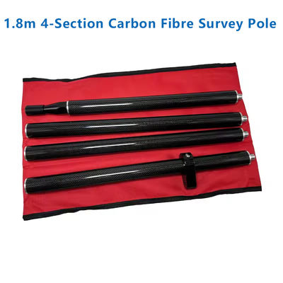 kopen Nieuwe 1,8 M-onderzoekspool 1,8 M-lengte GPS PRISM POLE Carbon Fiber Pole GPS GNSS RTKSURVEYING TYPE,4 PCS-polen, 5/8x11 draad online vervaardiging