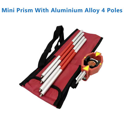 Mini Prisma Offset koper bekleed met aluminiumlegering 4 polen Vervanging van totale stations