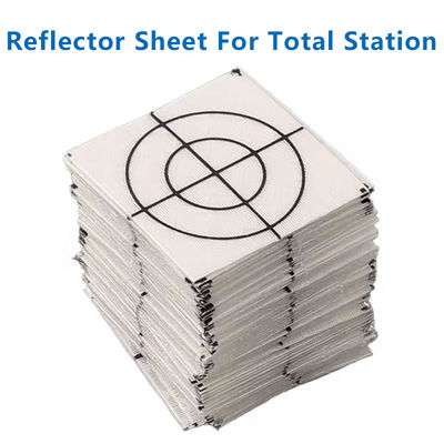 100 stuks Afmeting 20/30/40/50/60 mm Reflectorplaat Voor LeicCa Totaal Station Survey Geografie Witte Doelplaat Reflecterende Sticker