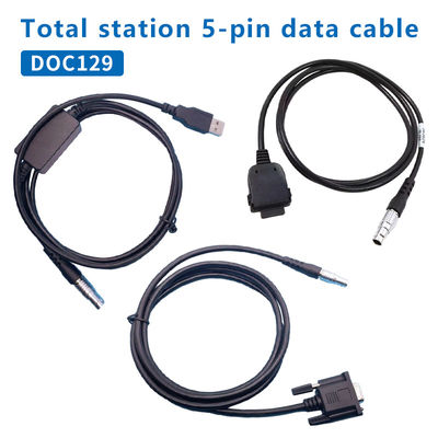 DOC129 Gegevenskabel voor TOPCON SOKKIA Totaalstations ES/OS/PS naar PC (win11) 5 Pin