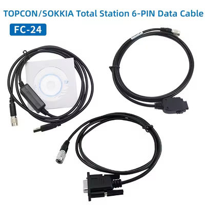FC-24USB-gegevenskabel voor TOPCON SOKKIA Total Stations ES/OS/PS naar PC (Win8/10) 6 pin