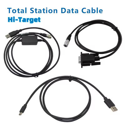 Behoorlijke 6 PIN USB RS232 Data Download Cable voor Hi-Target Survey Totaalstation HTS221/420/121/520/ATS320