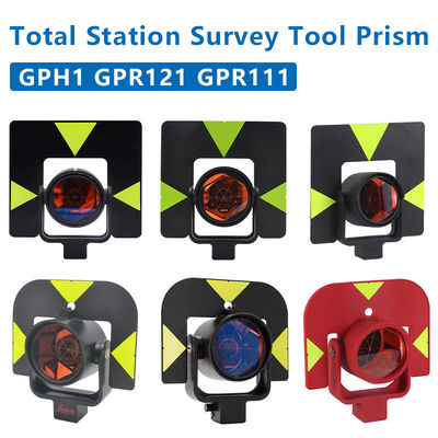 GPR111GPH1 GPR121 Eén prisma voor LeicCa Totaalstations Prisma Surveying Instrument Offset 0mm Constante Met Soft Bag