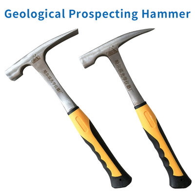 Professionele klauwhamer Geologische hamer van hoog koolstofstaal Geïntegreerde smeedmachine Multifunktioneel gereedschap voor timmerman