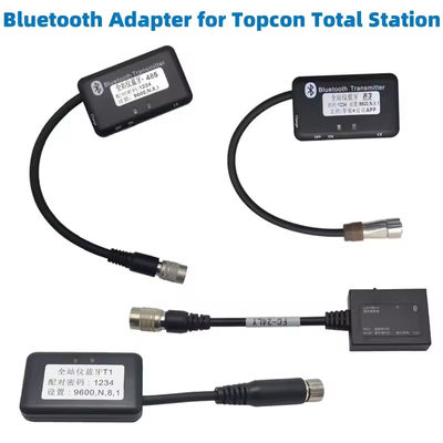 Bluetooth-adapter voor TOP CON Total Station 6 Pin 6 Hole met oplader en kabel Android en iOS-systemen
