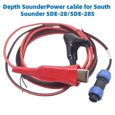 Zuid-SDE-28/SDE-28S Diepte Sounder AC-koppelingsadapter 12V Externe accu-koppelkabel W2J20 voor South Sounder SDE-28/SDE-28S