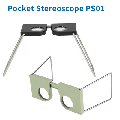 Lens-type zakstereoscoop viewer met vergroting 2X 4X voor landmeten PS01