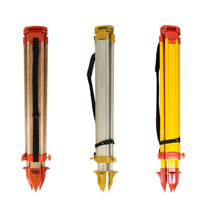 Strijkpod van massief hout van aluminiumlegering met waterniveau, meetinstrument voor technische doeleinden, schokbestendig telescopisch draagvlak