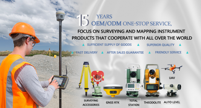 Verzamelinstrument GPS RTK Base en Rover FOIF A80 800 Kanalen GNSS GPSS RTK RECEIVER 1