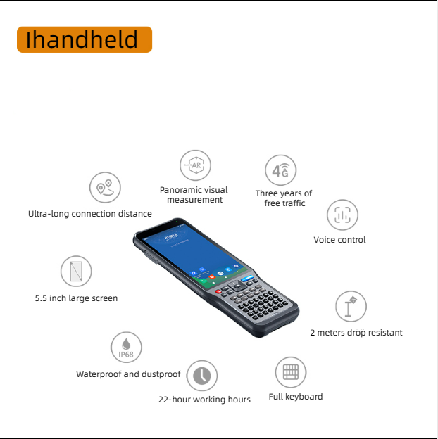 RTK GNSS-GIS-gegevensverzamelaar Hi-Target IHAND55 GPS-controller 2